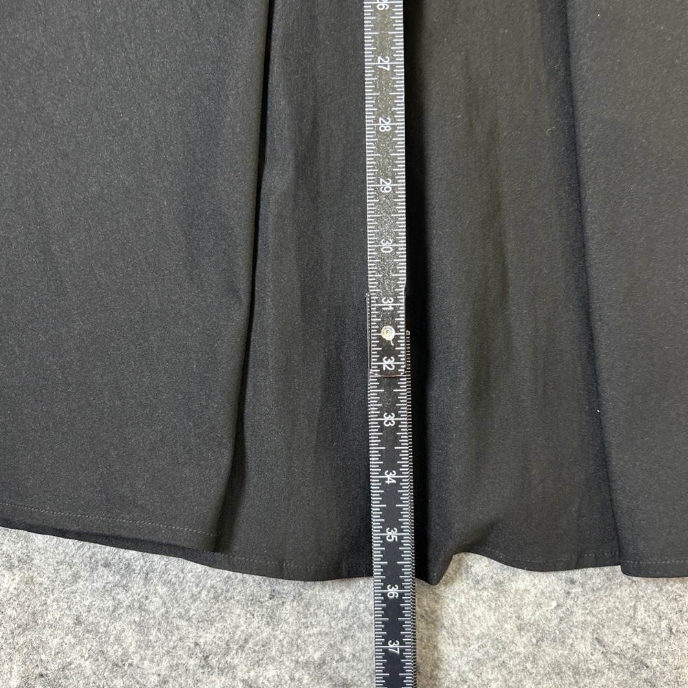 Belle Poque Dress Women's Small Black Gothic Victorian Ruffled Grunge Scalloped - Picture 3 of 8